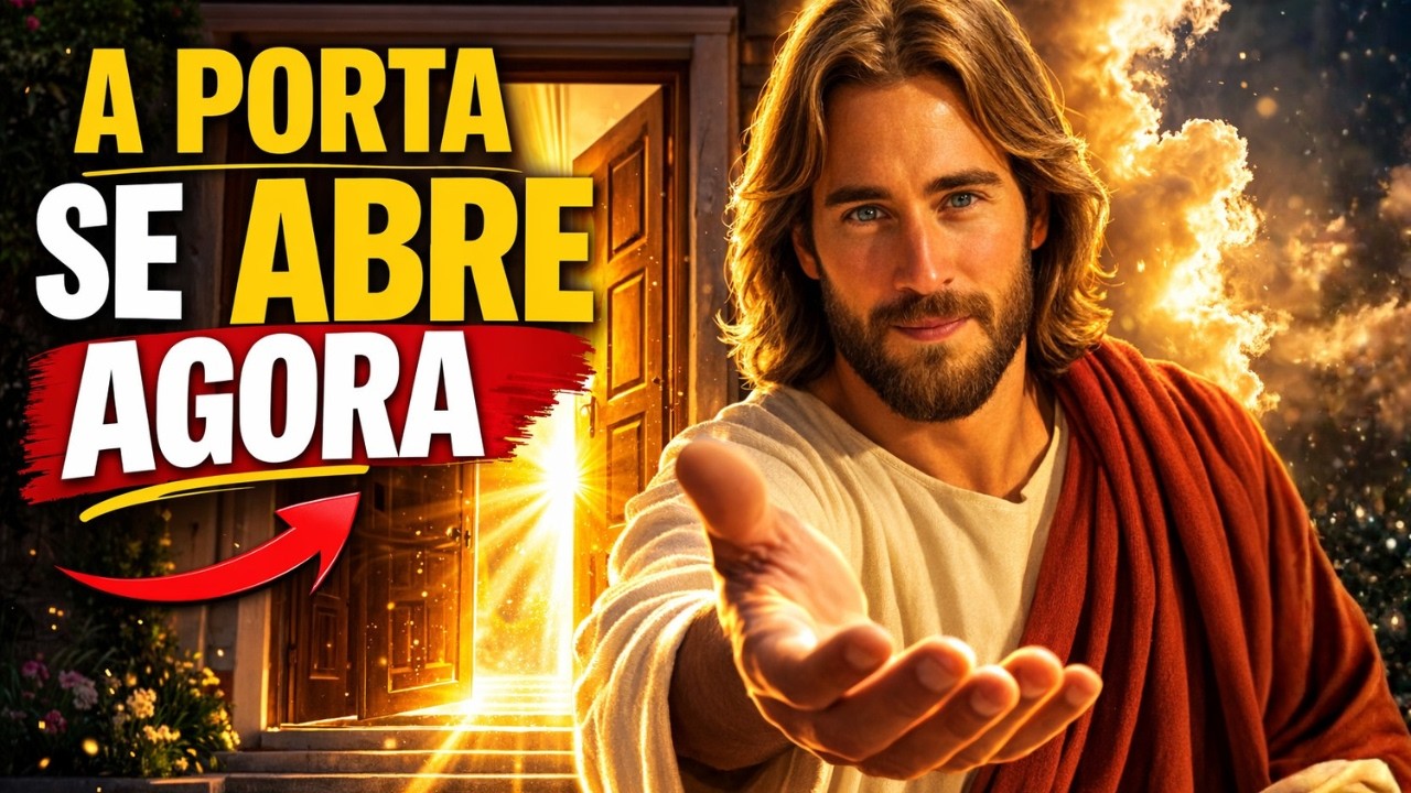 DEUS TE DIZ HOJE: UMA GRANDE PORTA ESTÁ SE ABRINDO AGORA!