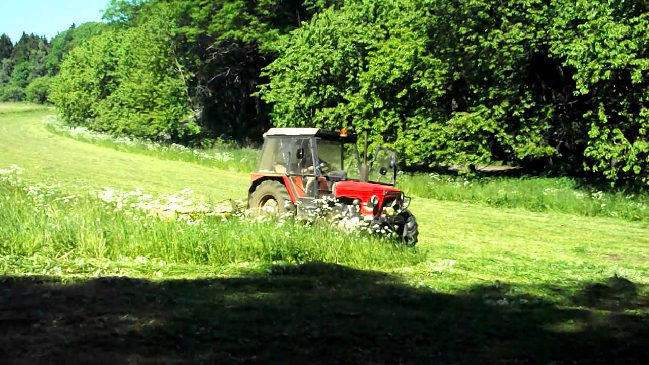 sekání luk part 2  Zetor 6748 a 7245
