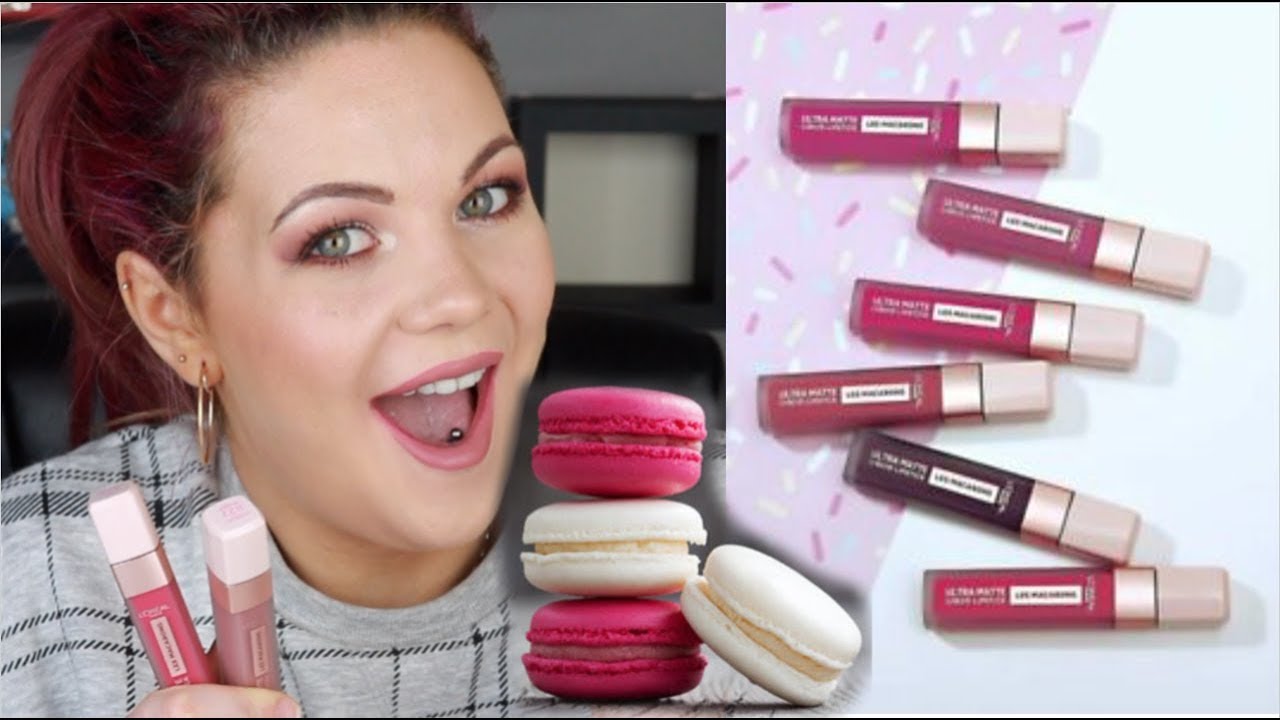 L'oreal infallible matte Les macarons lipstick collection | review and lip swatches