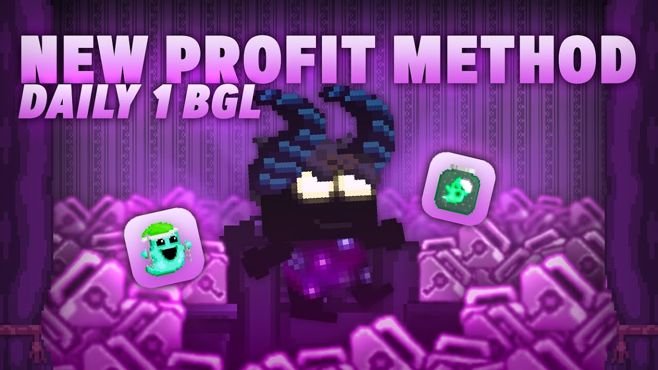 BRAND NEW PROFIT METHOD 1 BGL / DAY  😨 | GROWTOPIA PROFIT 2024