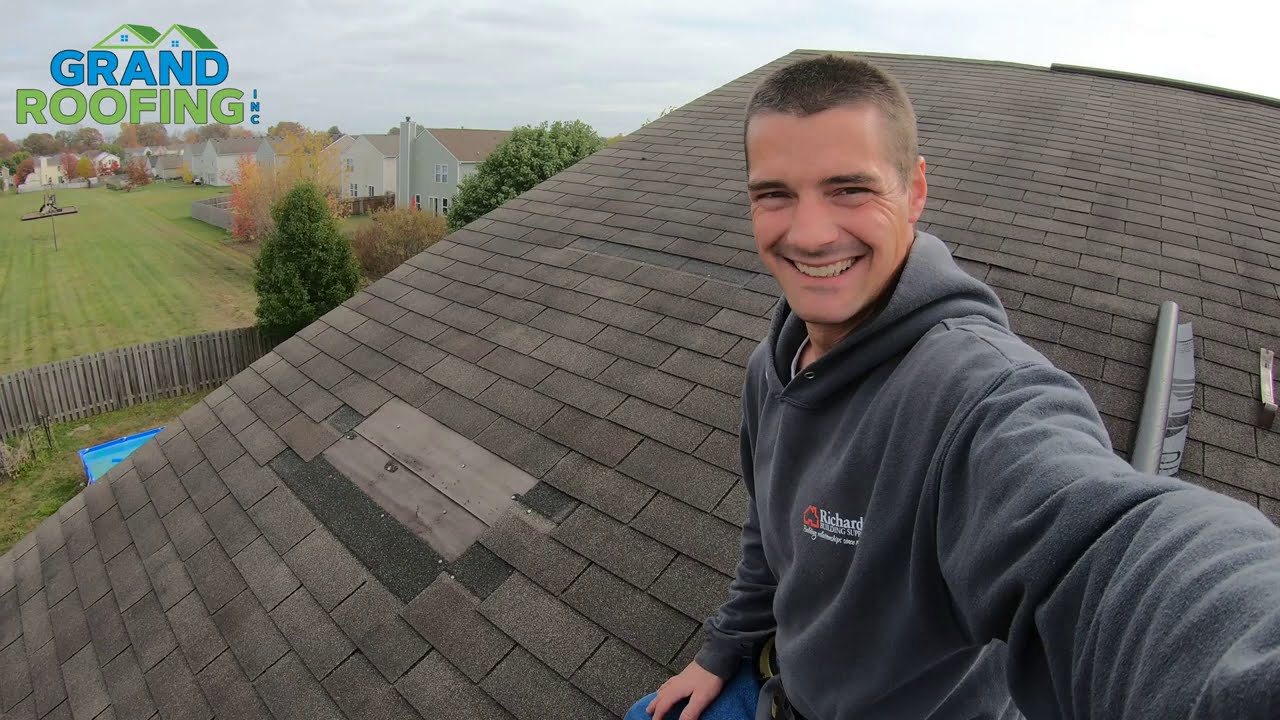 Roof Wind Damage How to tarp a small spot of shingle damage