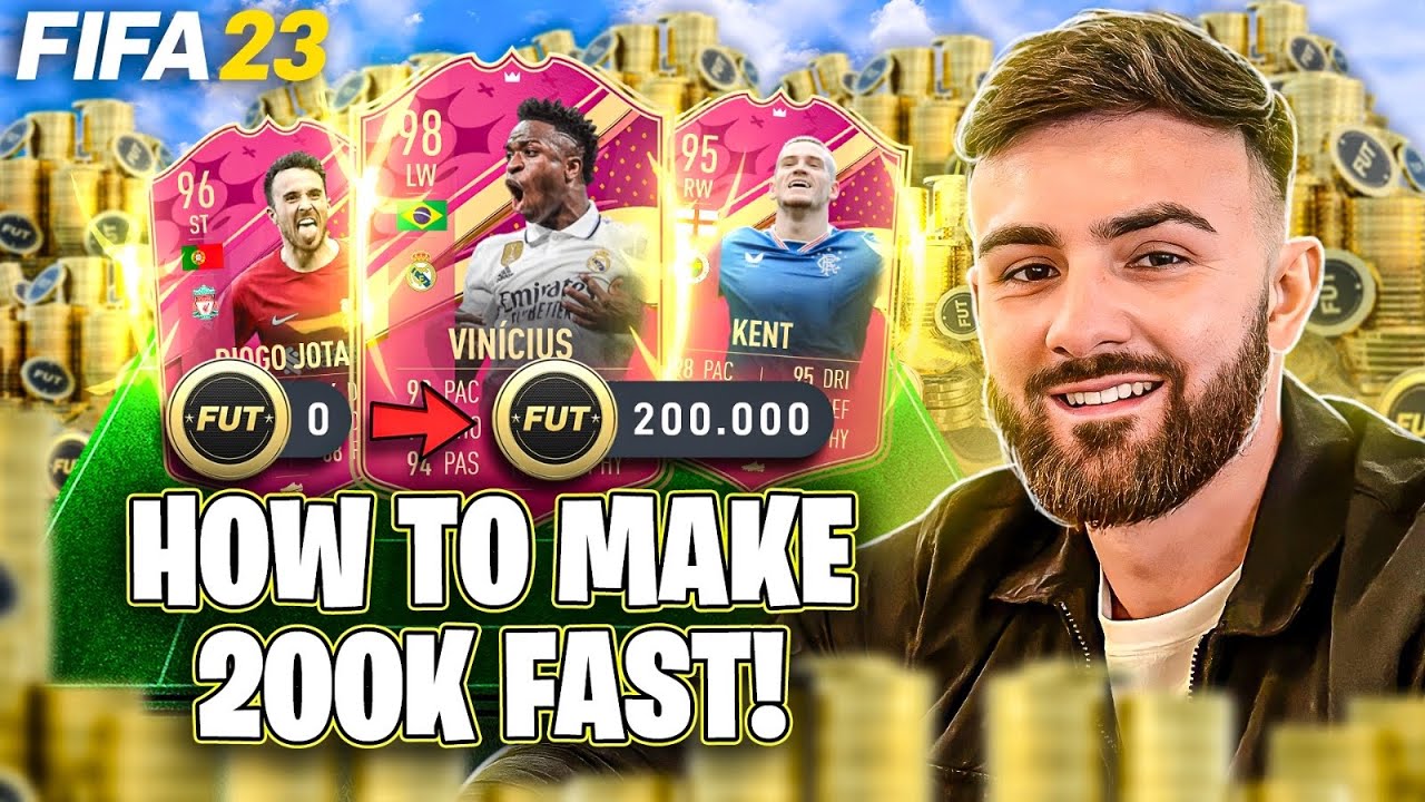 How to Make 200k Coins FAST?! (FIFA 23 BEST SNIPING FILTERS) *step by step 0-200k*