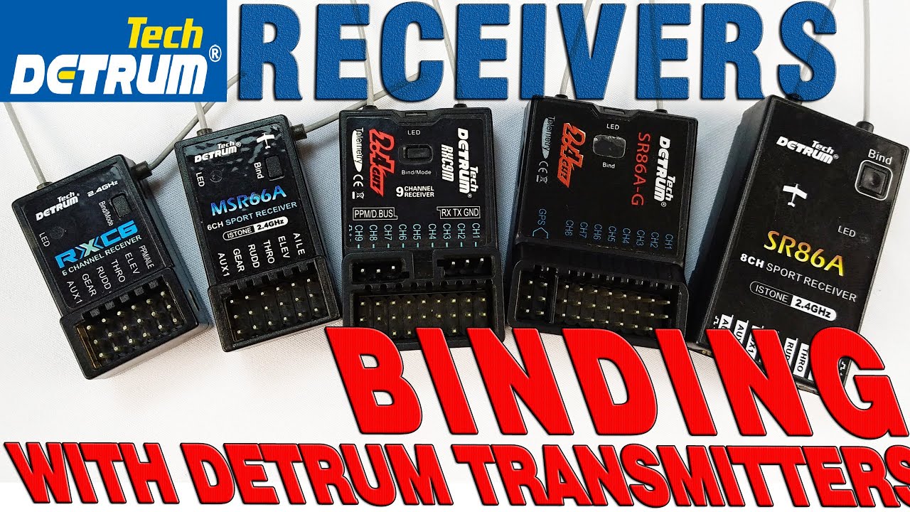 How to Bind Detrum Receivers with Transmitters