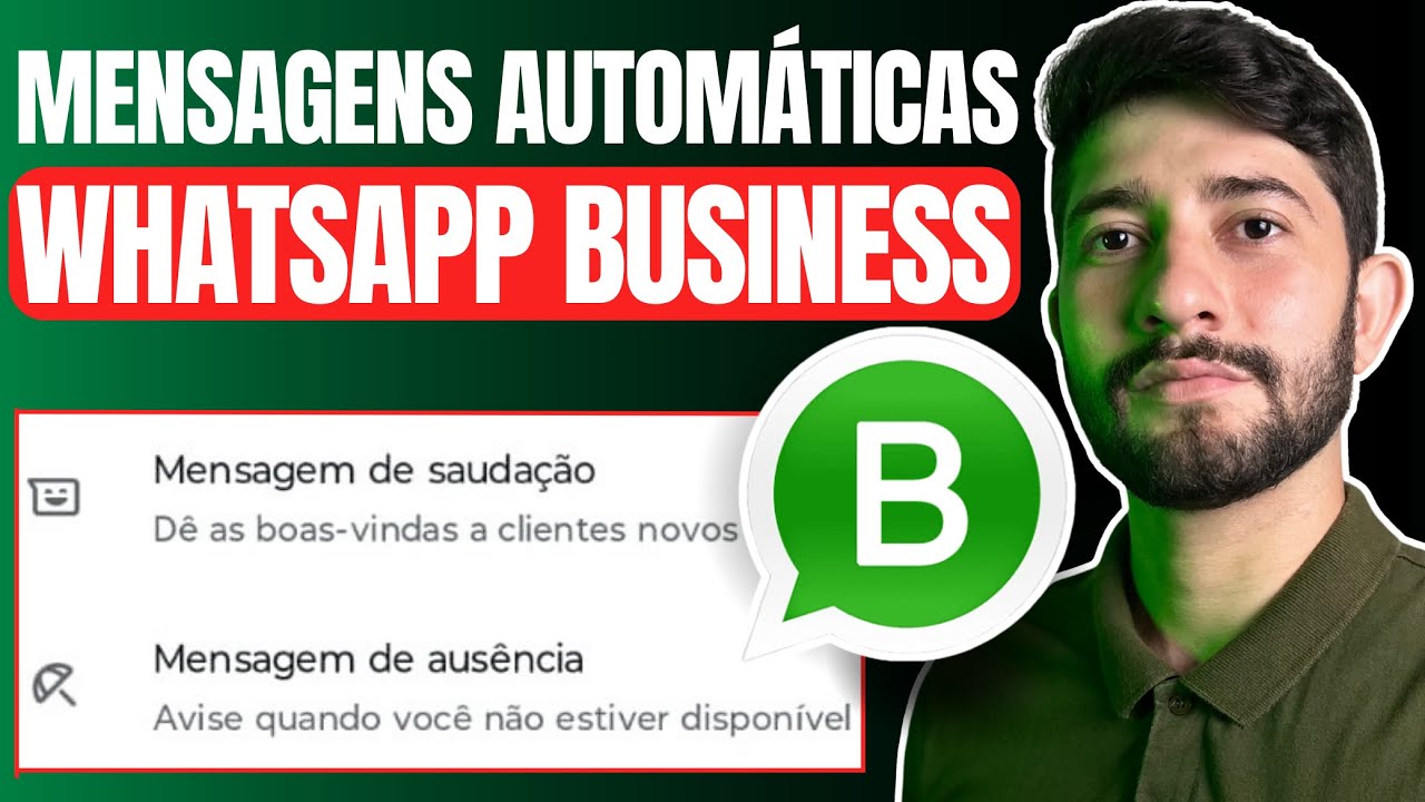 Como Programar MENSAGENS AUTOMÁTICAS no WhatsApp Business?