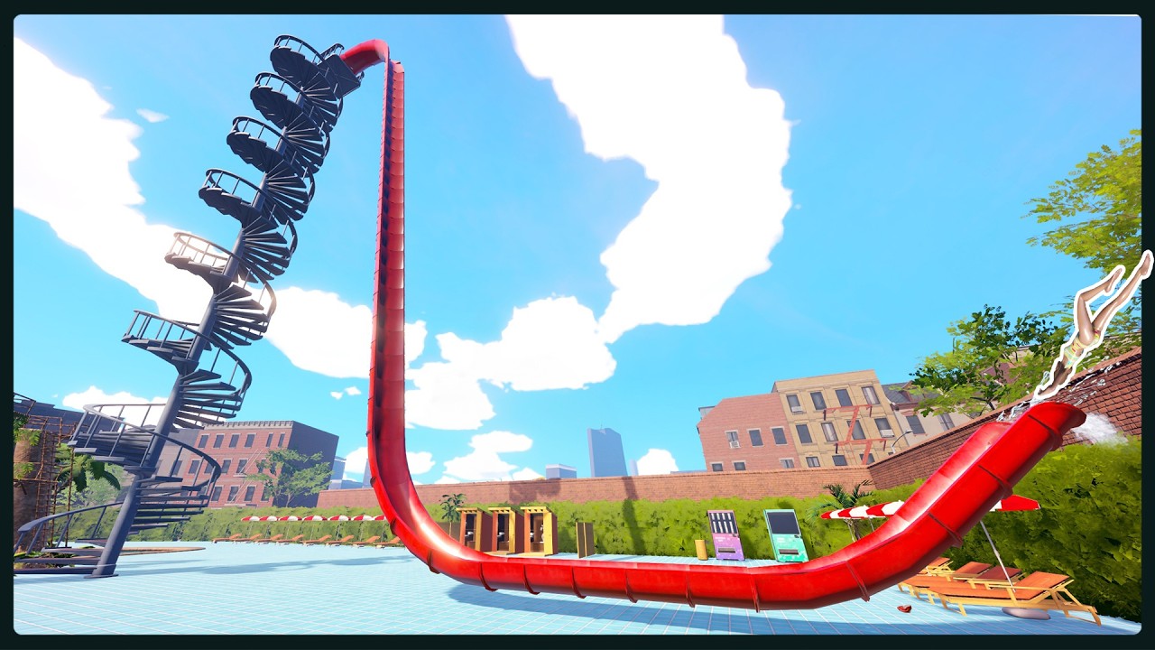 Я сделал выход из аквапарка на 1000% опаснее в Waterpark Simulator