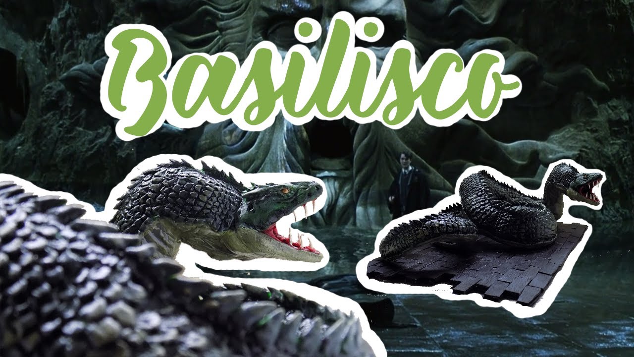 Basilisco - Basilisk Sculpture polymer clay // Harry Potter