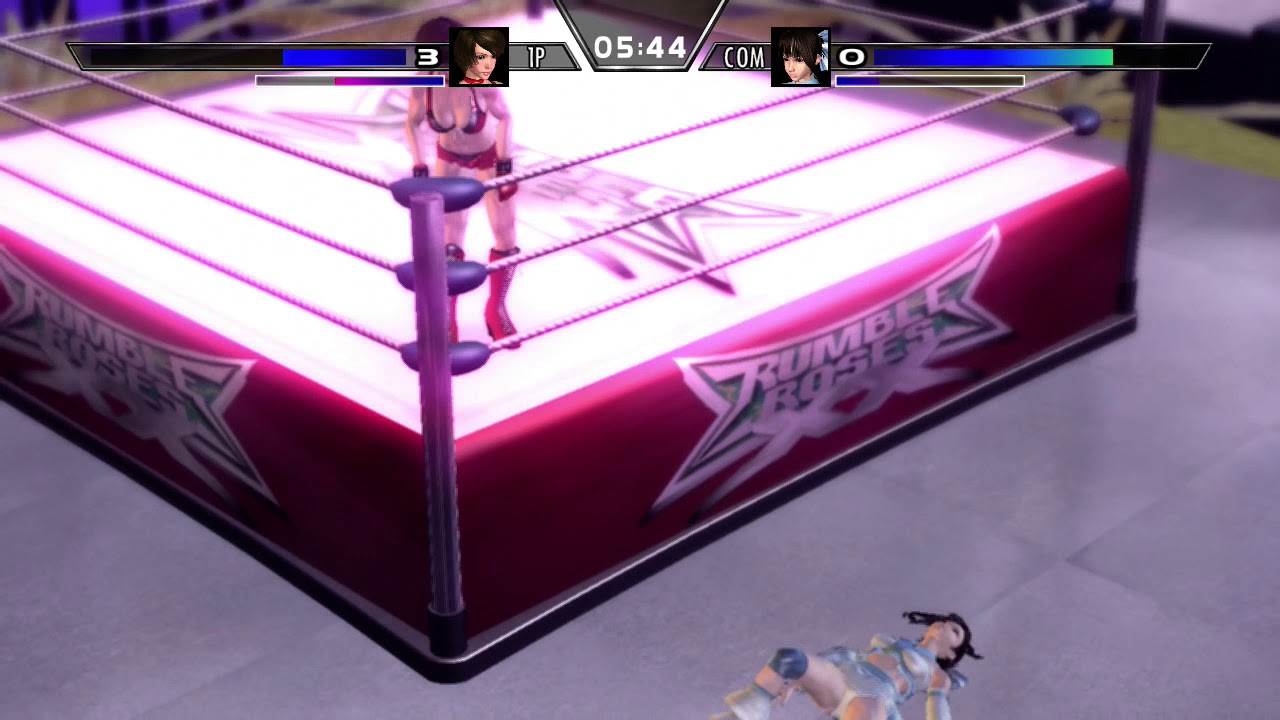 Rumble Roses XX championship Reiko vs SS Makoto
