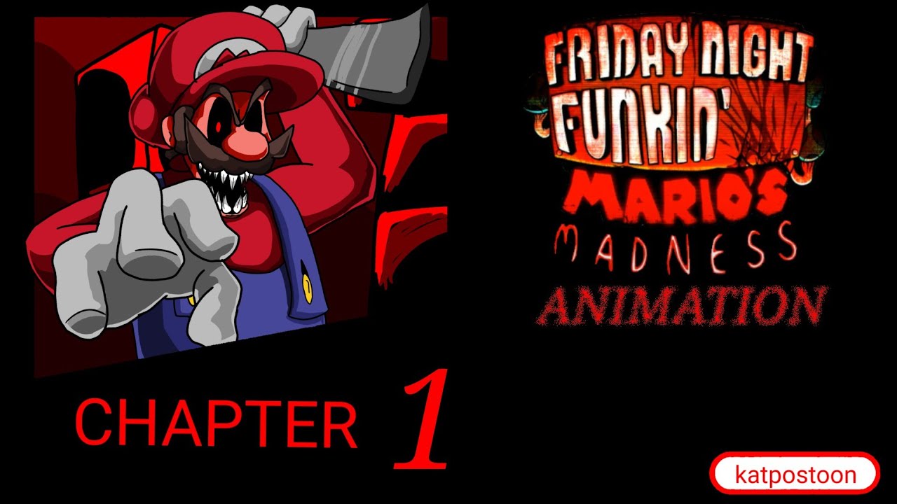 FNF VS MARIO MADNESS ANIMATION (ITS-A-ME-)(STARMAN SLAUGHTER)(CHAPTER 1)