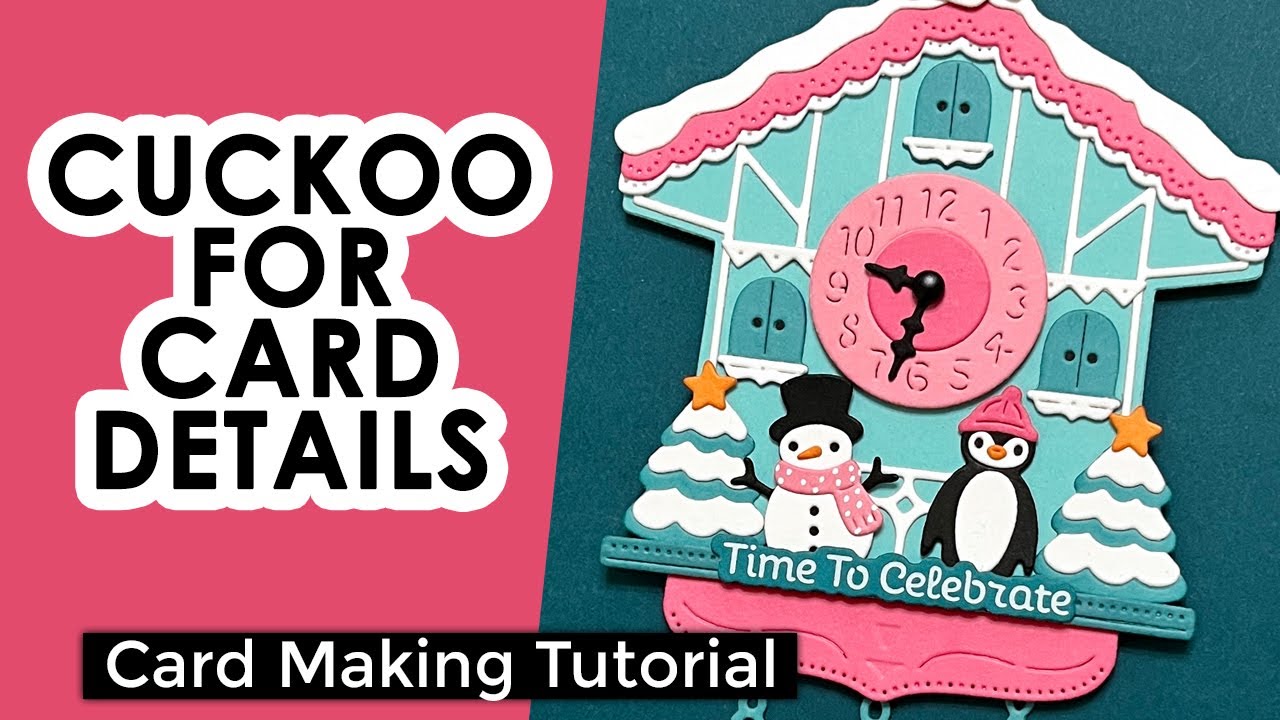 Cuckoo For The Little Details | Card Making Tutorial | Spellbinders August 2025 Releases