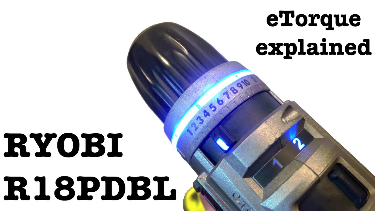 #022 Wiertarkowkrętarka z udarem: Ryobi R18PDBL & eTorque