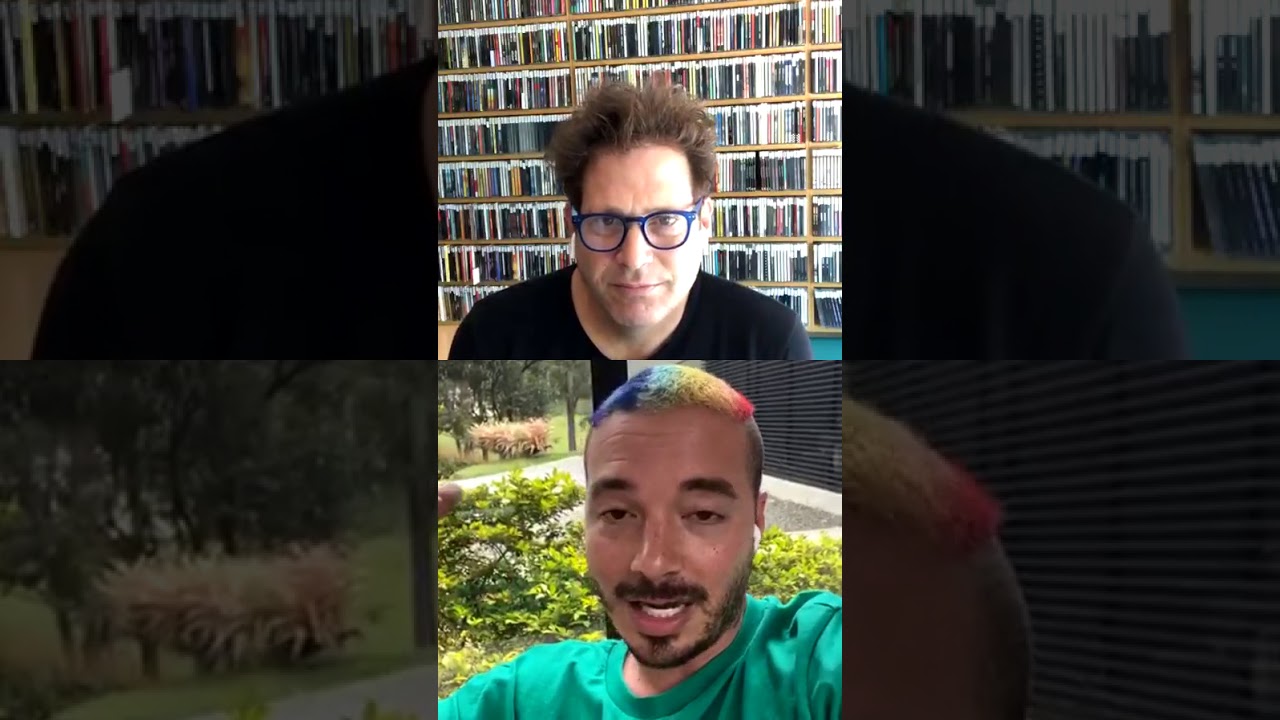 Bebe Contepomi (El periodista) esta drogado? entrevista a J Balvin. miren! TN LA VIOLA 15-04-2020