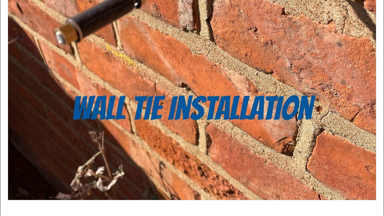 Wall tie isolation and install #wallties