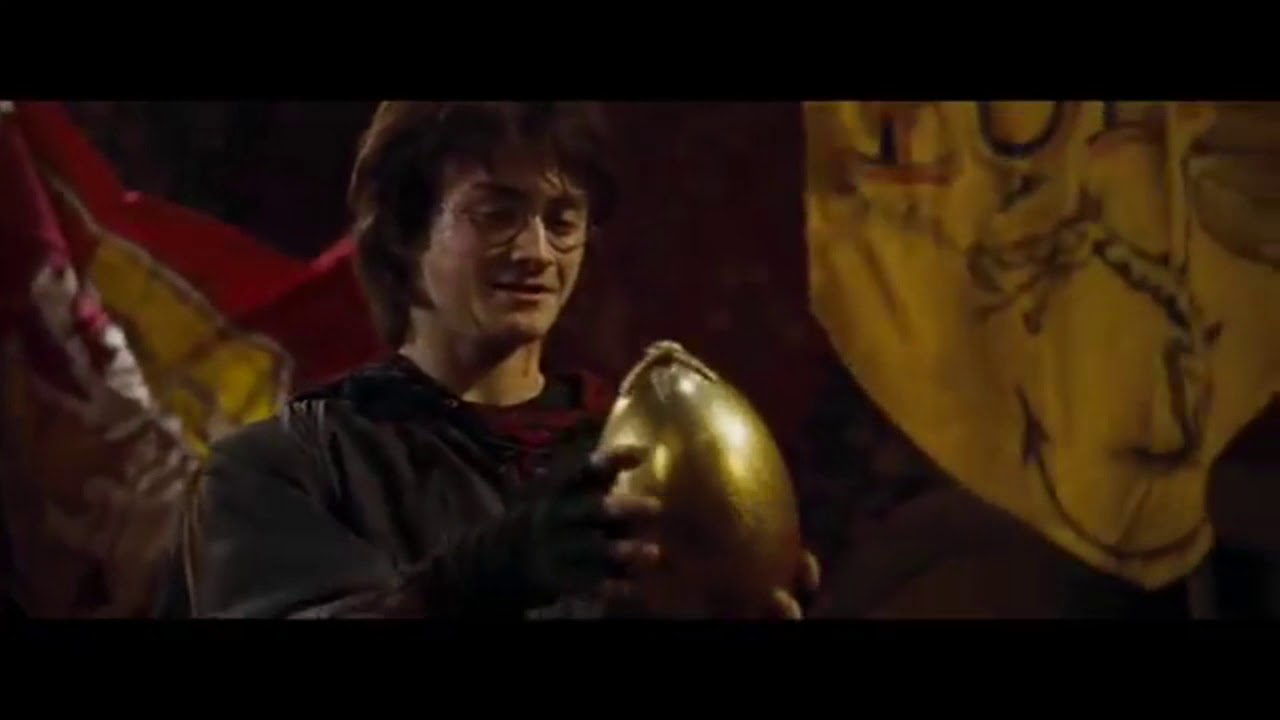Harry Potter Opens the Egg