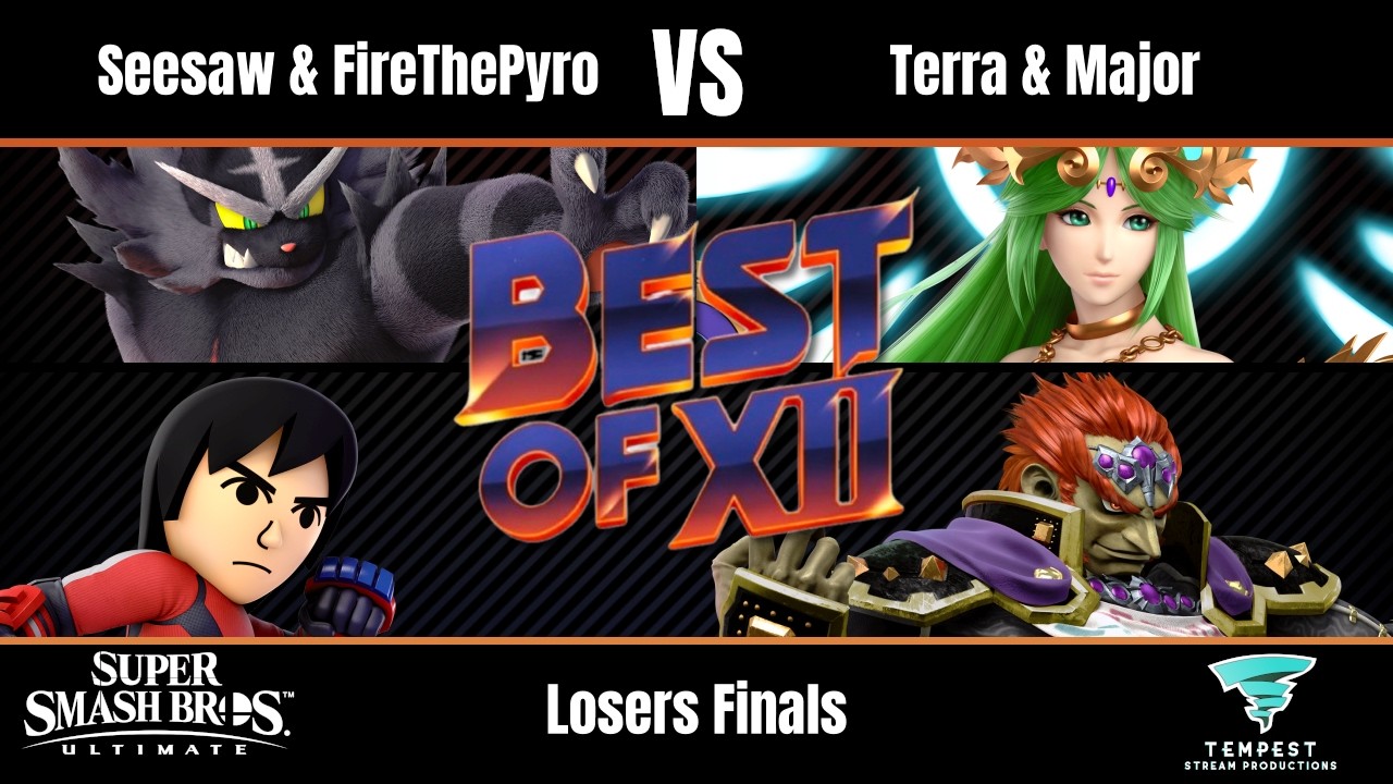 Seesaw & FireThePyro vs Terra & Major - Ultimate Doubles Losers Finals - Best Of XII