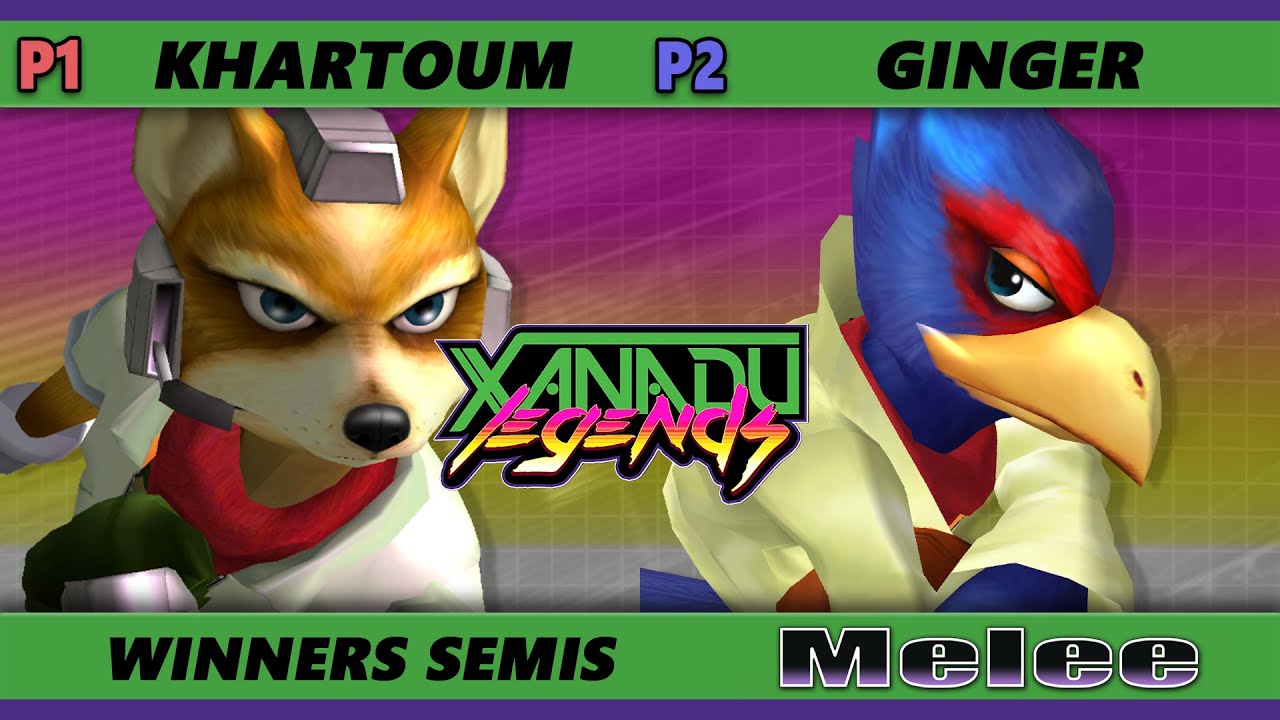 Xanadu Legends Winners Semis - Khartoum (Fox) Vs. Ginger (Falco) Smash Melee - SSBM
