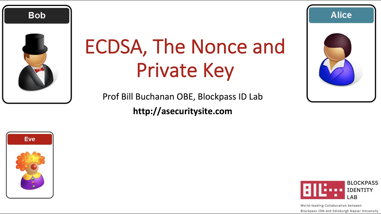 ECDSA, The Nonce and The Private Key