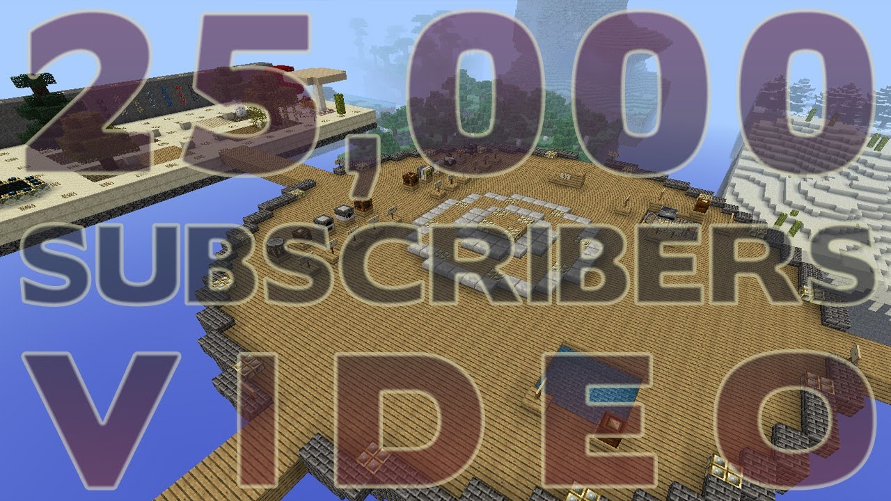 Zisteau's Texture Pack Tester - 25,000 Subscribers Video with Map Download (Z389)