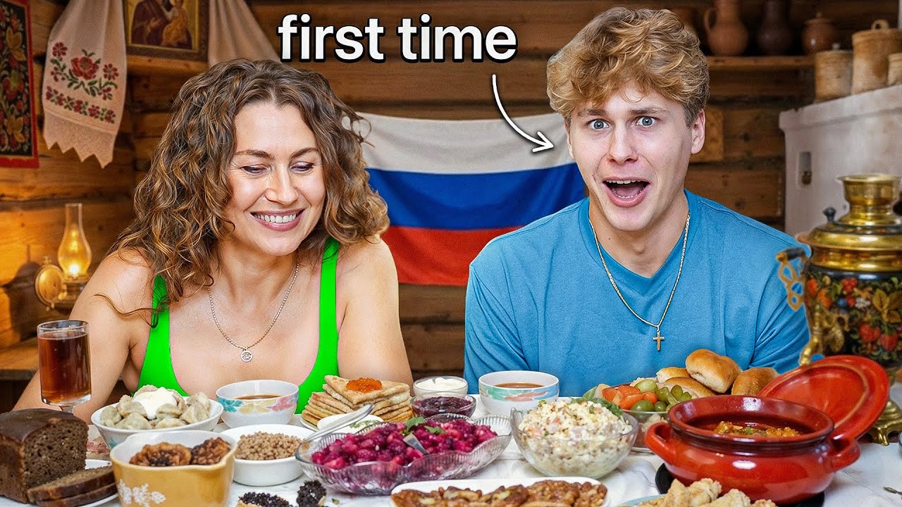 I Tried Russian Food For The First Time