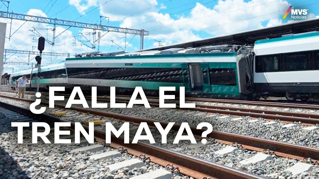Tren Maya se DESCARRILA en IZAMAL en tramo MÉRIDA - CANCÚN