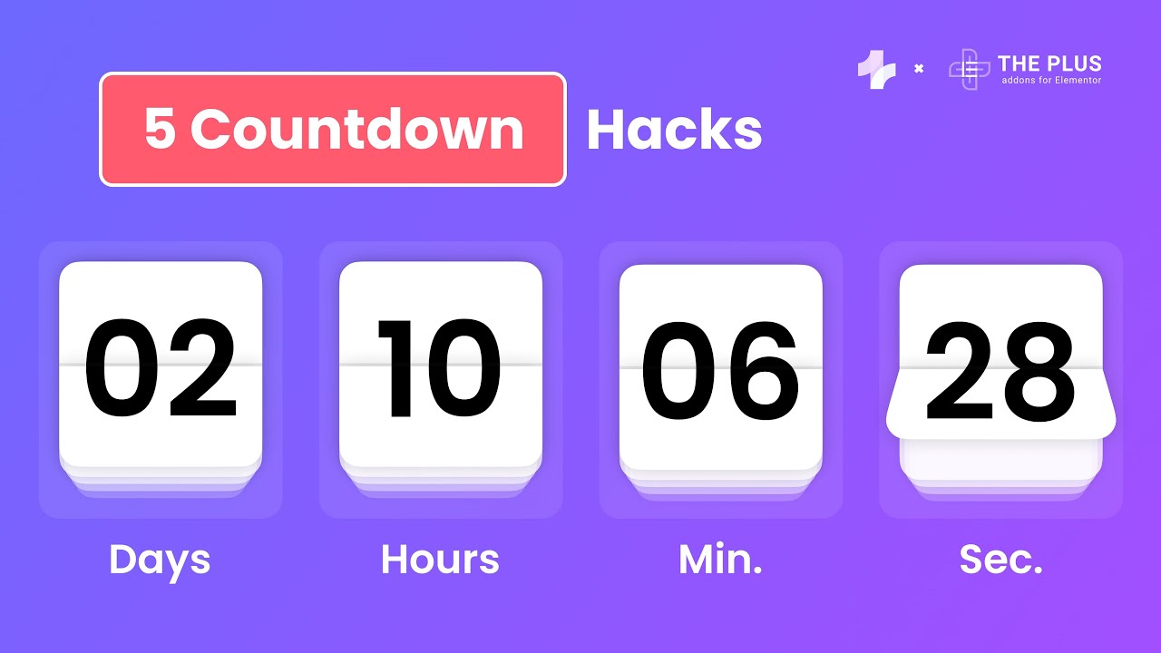 5 Best Elementor Countdown Widget Hacks | Hello Bar, Evergreen, Scarcity, Product Stock etc.