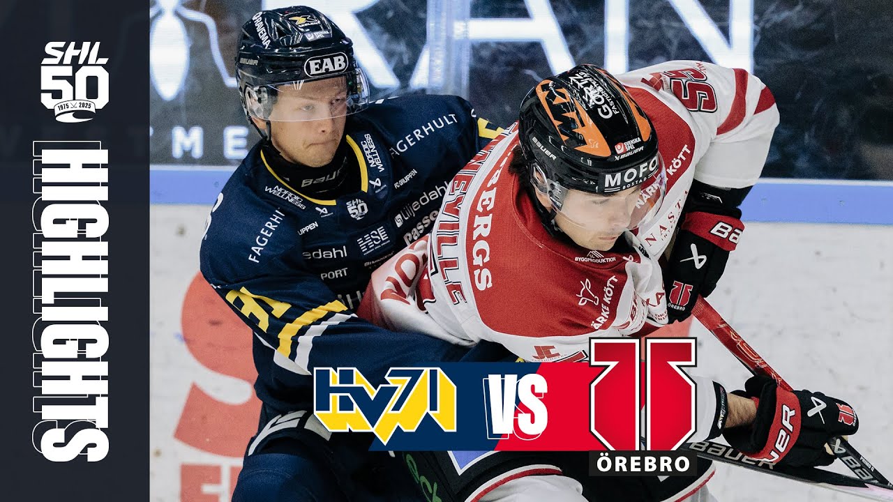 HV71 vs Örebro | 13 sep 2025 | Highlights