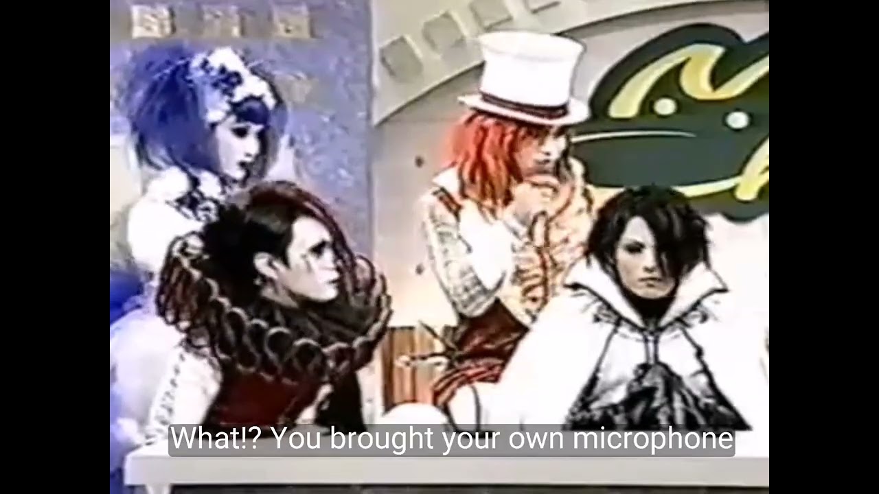 malice mizer being awkward