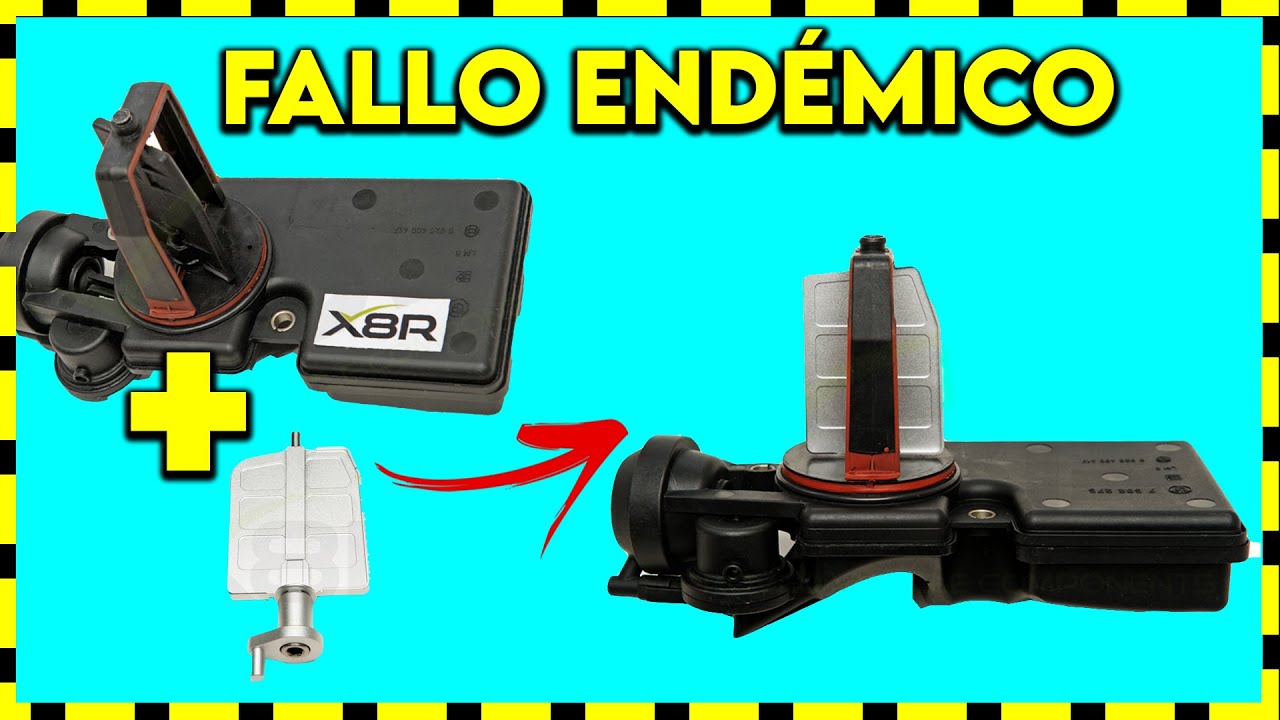 VÁLVULA DISA de BMW. ¿Qué es, como funciona y como repararla? Válvula DISA metálica de X8R
