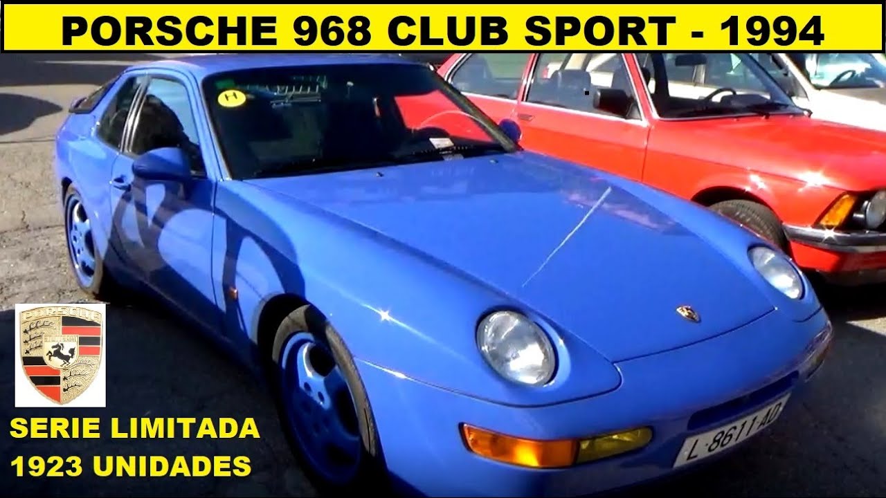 Porsche 968 CS maritime blue. Serie Limitada. Año 1994. Revisión. #porsche968 #porscheclassic