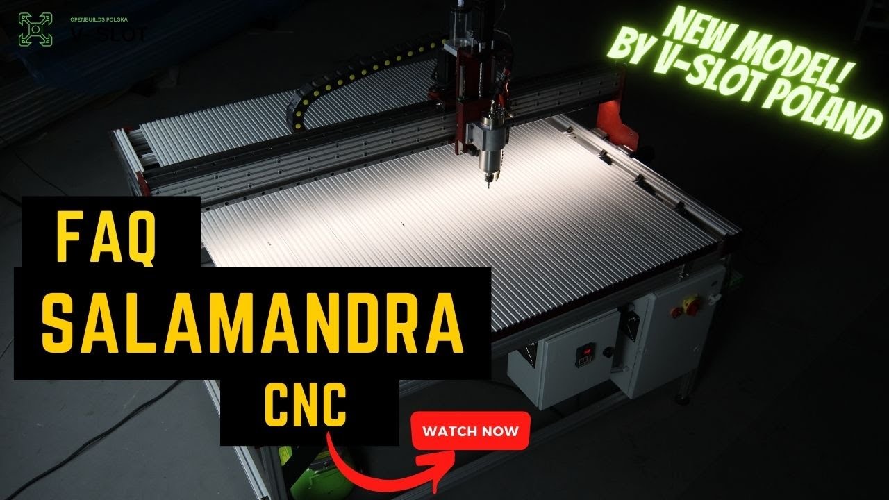 PLOTER CNC SALAMANDRA - FAQ - PYTANIA I ODPOWIEDZI | DUŻY PLOTER CNC DO DREWNA, TWORZYW |V-SLOT #cnc