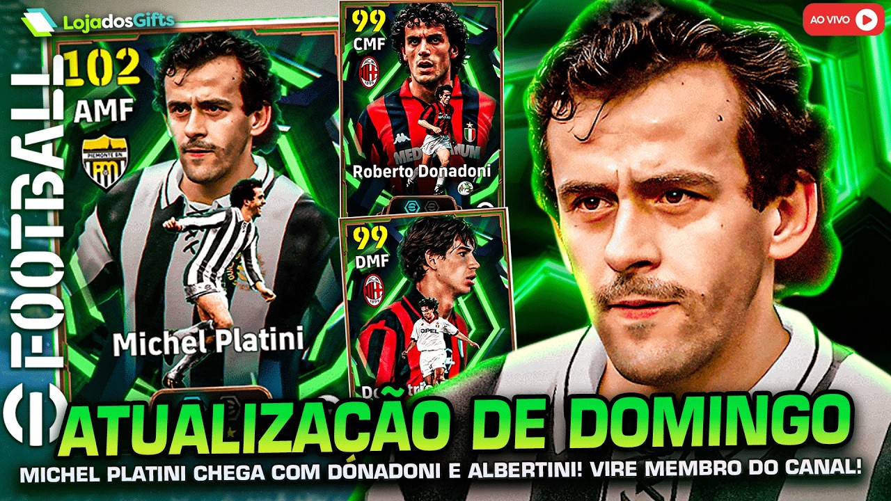 eFootball 2026 | ATUALIZAÇÃO de DOMINGO | (Epic) Italian League Midfielders! (AO VIVO)