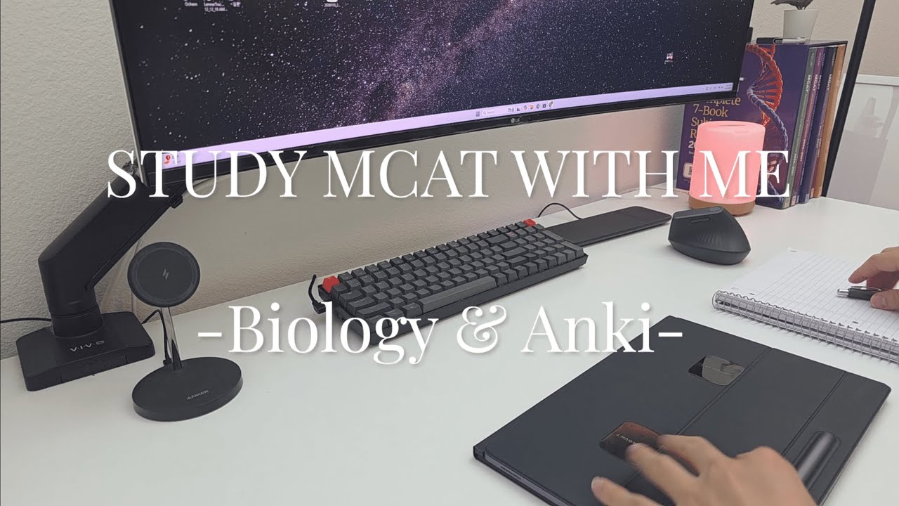☕📚 2 HOURS MCAT STUDY WITH ME – Late Night 🌙 | Pomodoro 50/10 × 2 | Calm Lofi & Fireplace Ambience🔥