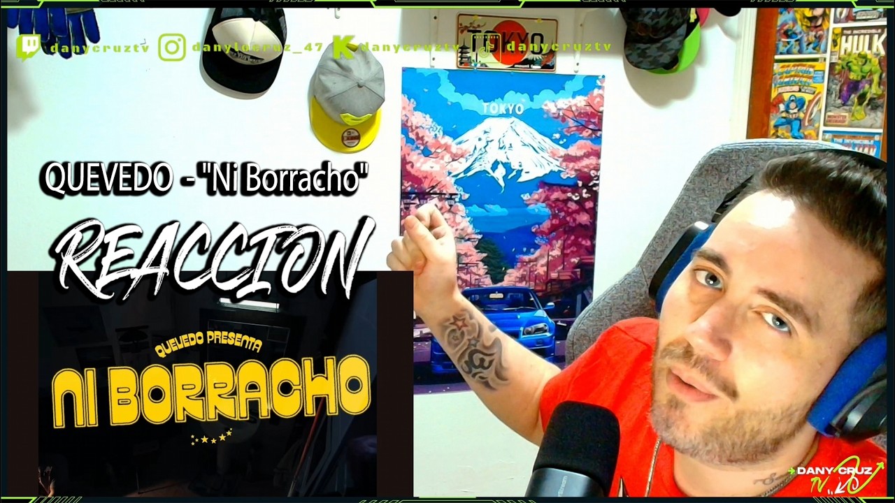 REACCION DANYCRUZTV - NI BORRACHO - Quevedo 😨