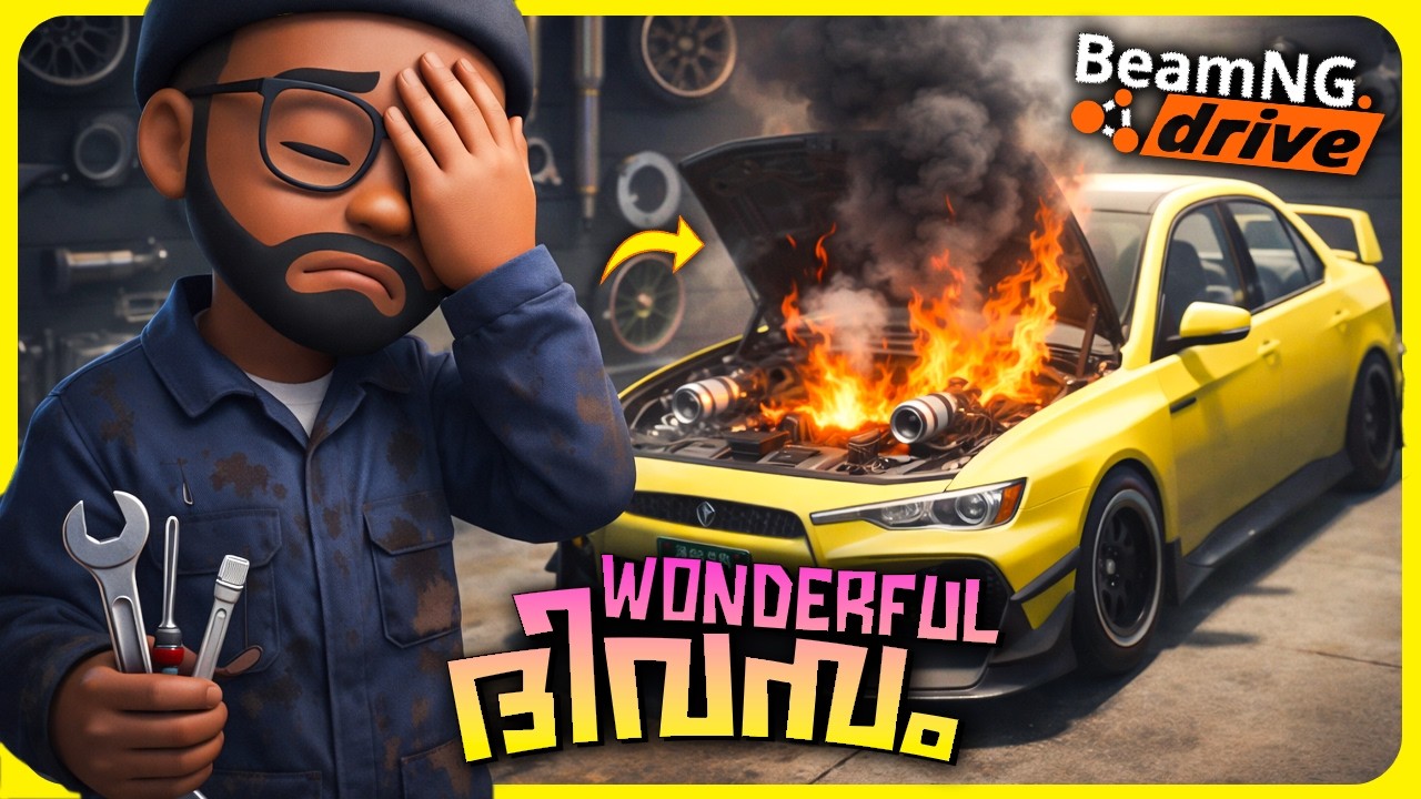 I Turbocharged Our New Taxi… The Engine EXPLODED 🤯💥 BEAMNG Malayalam