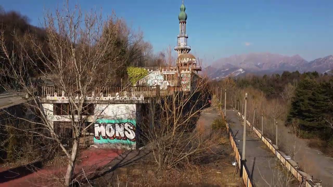 Consonno Italy, Ghost Town, Drone View