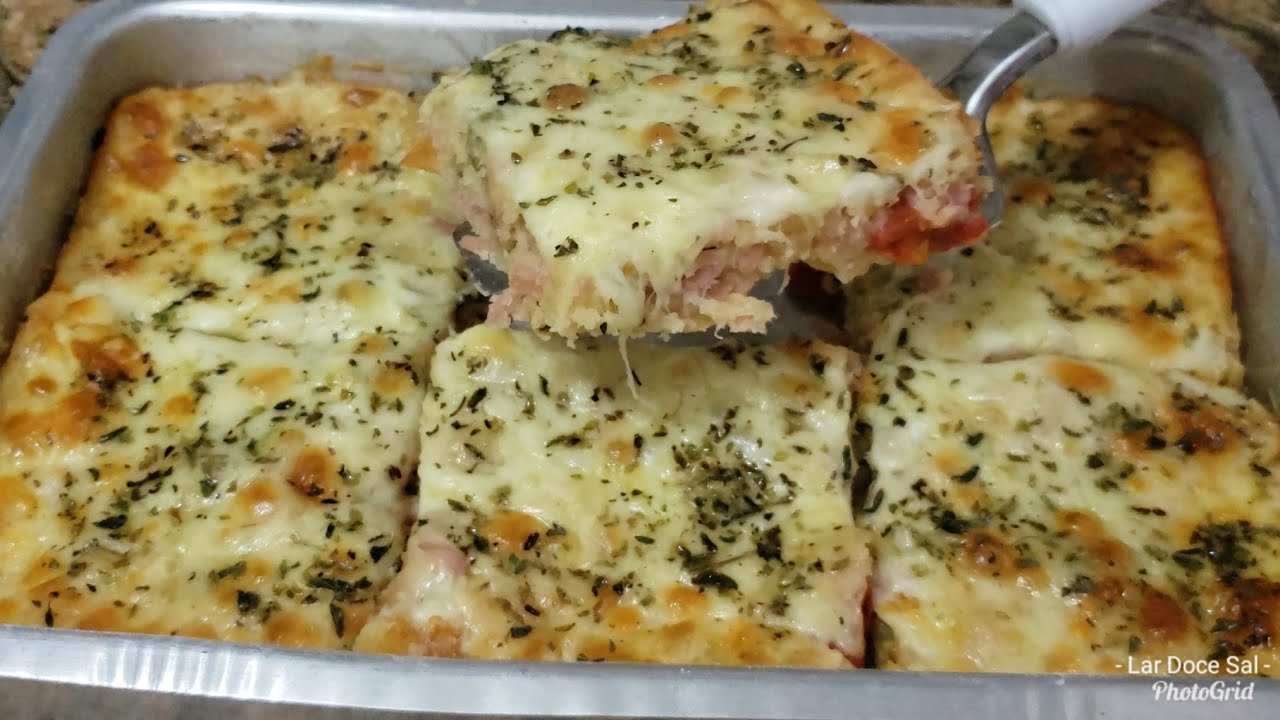 RECEITA FÁCIL E RÁPIDA SEM LIQUIDIFICADOR FEITA À MÃO EM POUCOS MINUTOS, TORTA SALGADA DELICIOSA