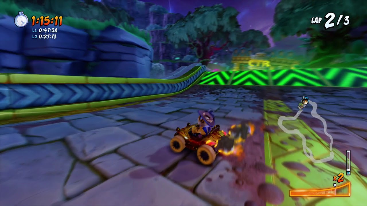 Crash Team Racing (NF) - Tiny Temple: Oxide Ghost (All Types)