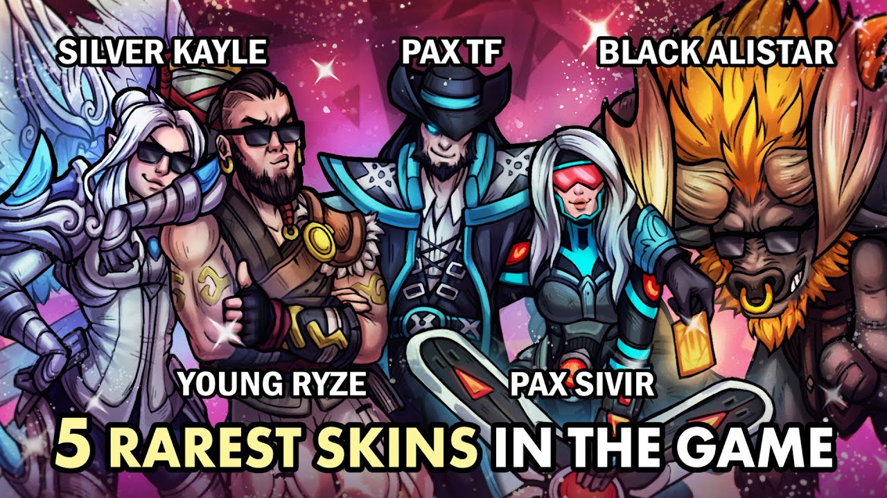 5 RAREST SKINS 1 GAME