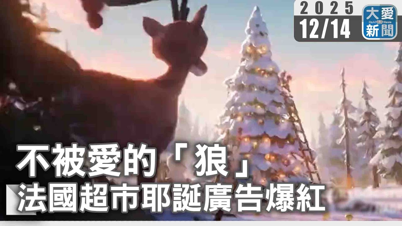 不被愛的「狼」  法國超市耶誕廣告爆紅｜#大愛新聞 #國際新聞 #法國
