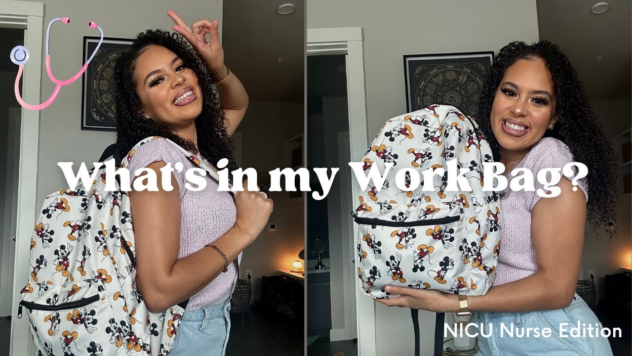 What's in My Work Bag| NICU Nurse Edition 🤍