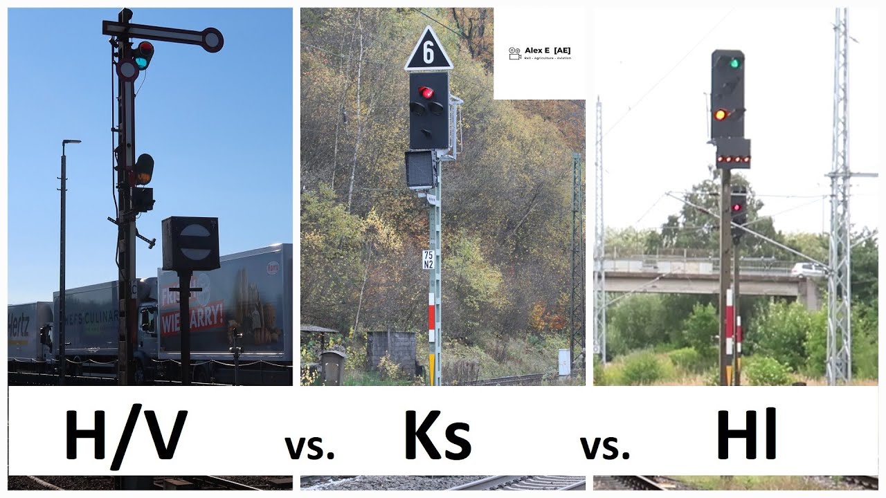 Gegenüberstellung H/V, KS & Hl Signalbilder  |  Alex E  |  FAQ  | Signale Bahn