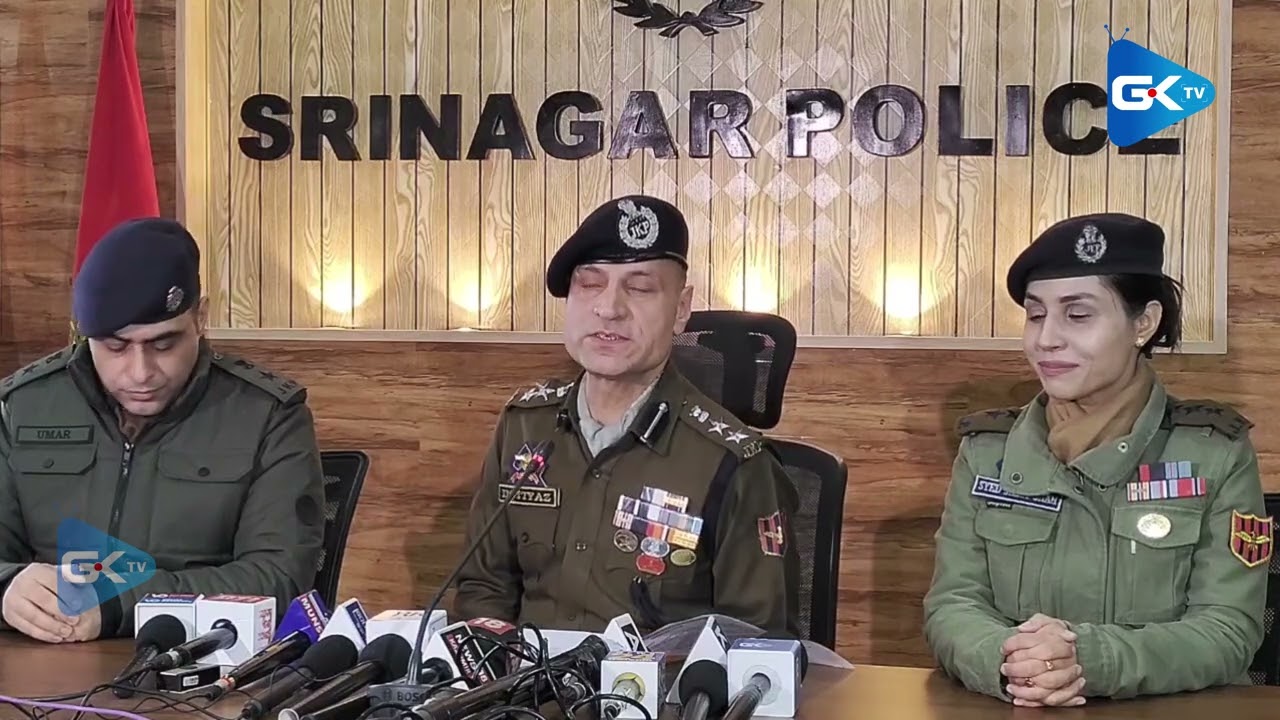 Srinagar Police bust major drug racket, recover 8 kg heroin, arrest 2 traffickers