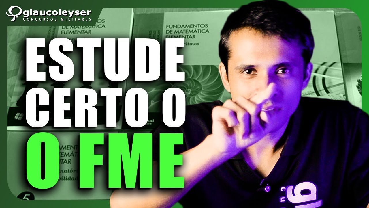 ESTUDE O FME DA FORMA CORRETA!!