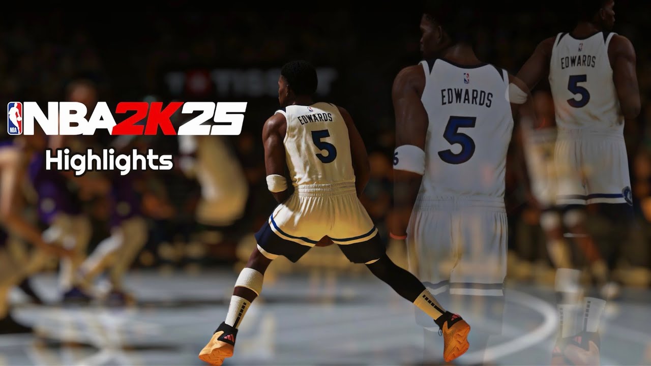 NBA 2k25| Anthony Edwards Highlights signature moves| Ps5 (4K HDR)