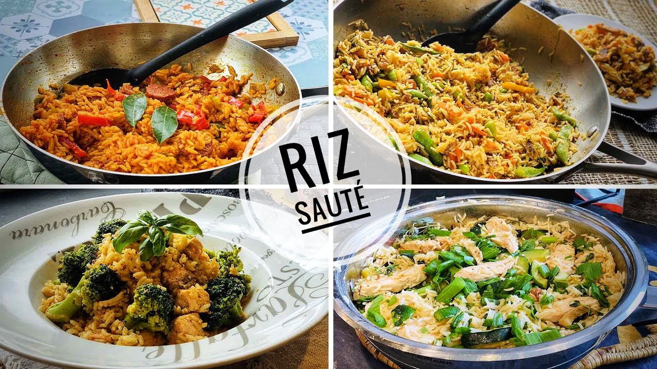 4 recettes de Riz Sauté facile et rapide pour sublimer du simple riz blanc