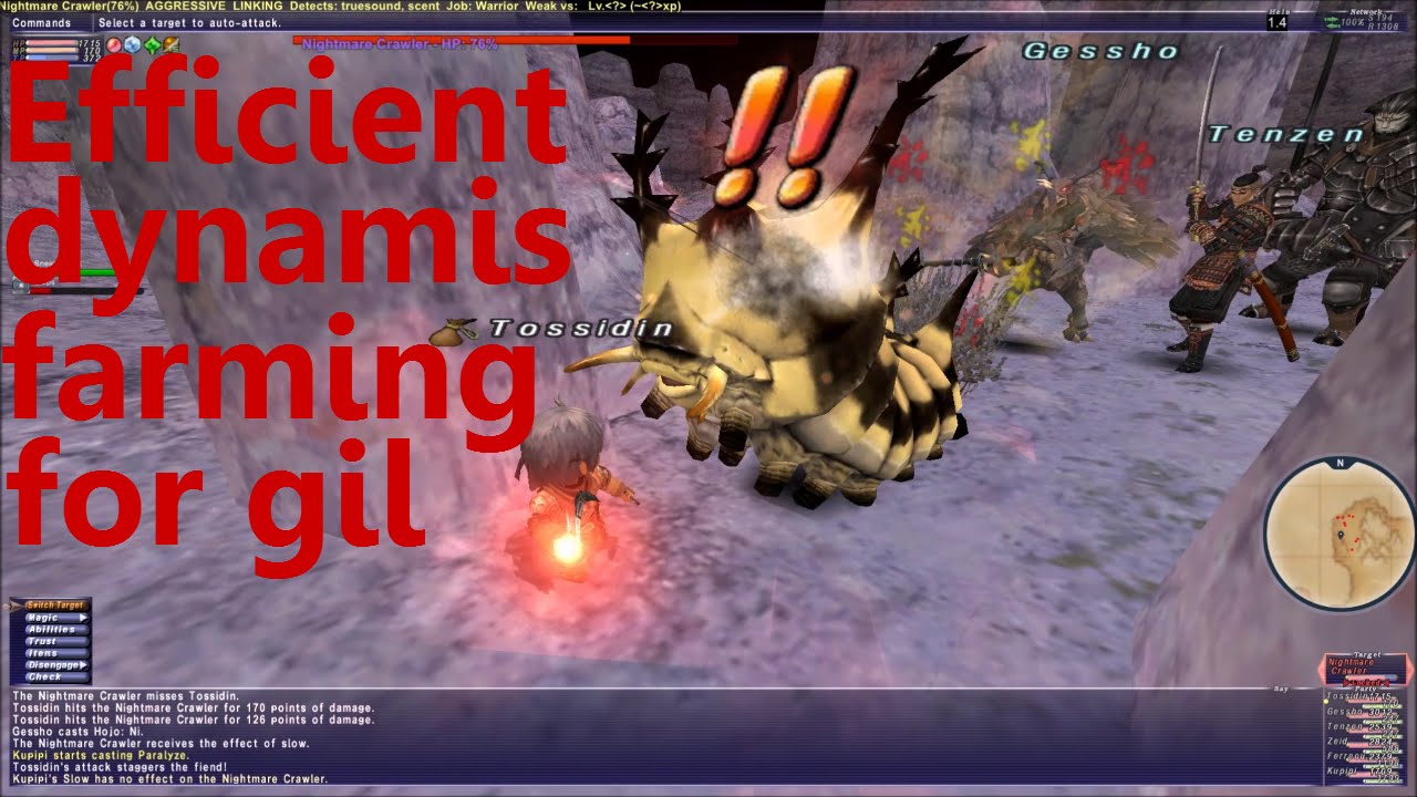 Efficient Dynamis Farming for Gil