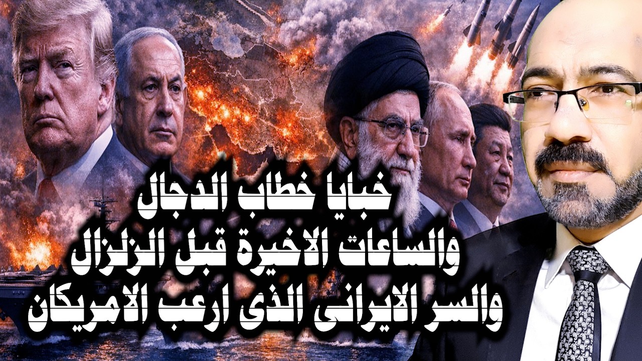 خبايا خطاب الدجـال والساعات الاخيرة قبل الزلزال الكبير وتفاصيل السر المرعب فى ايران ولم يكشف عنه