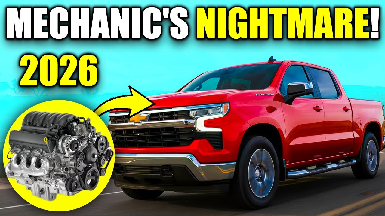 6 СКРЫТЫХ недостатков двигателя Chevrolet Silverado 2026 года: как избежать КАТАСТРОФЫ!