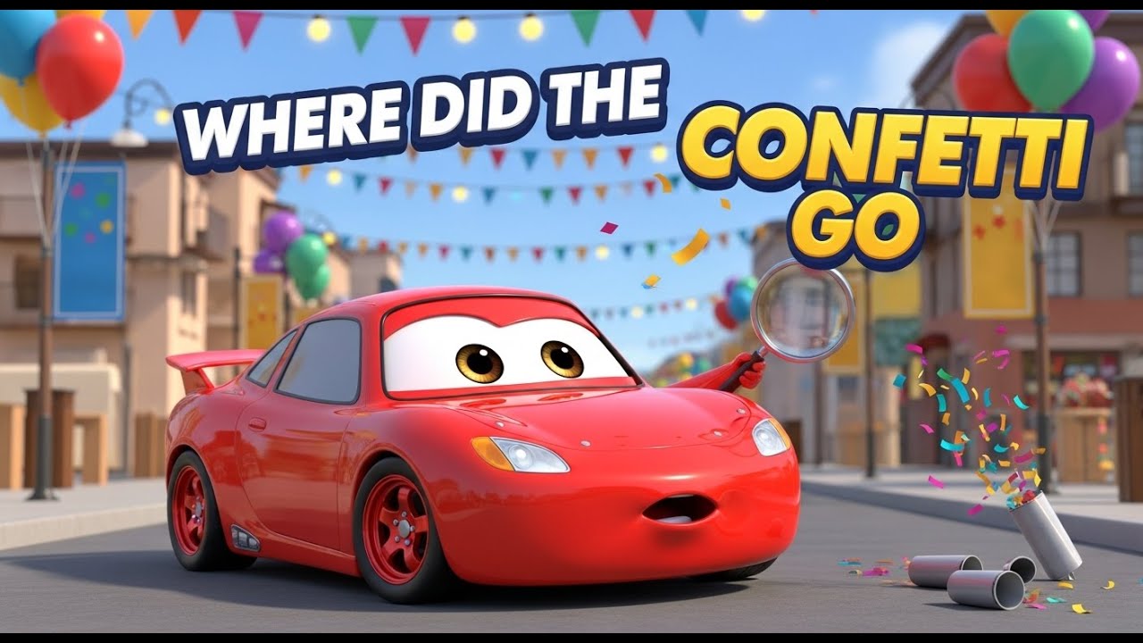 🎊🚙 “Where Did the Confetti Go? – Speedy’s Big Caper!”