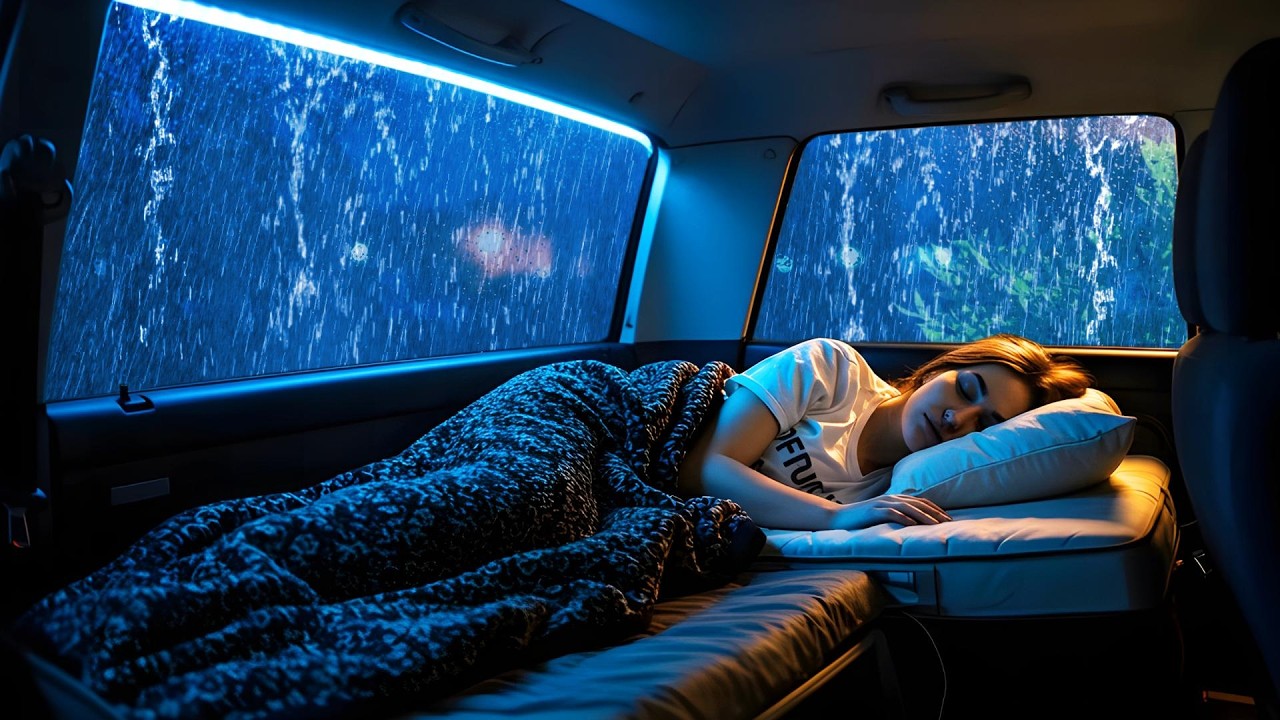 Rain ASMR for Sleep 🚗 Calm Car Sounds to Relieve Stress Instantly