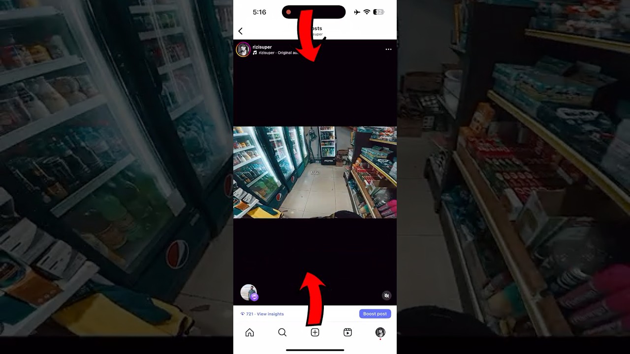 How to Upload Landscape or Horizontal Videos on Instagram without Black Borders #instagram